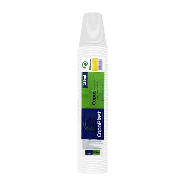 COPO DESCARTAVEL COPOPLAST 300ML COM 100