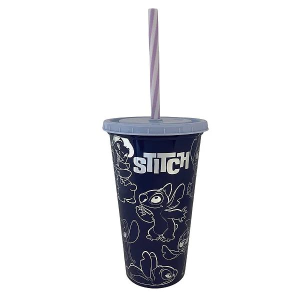 COPO PLASUTIL 500ML REFRIGERANTE STITCH
