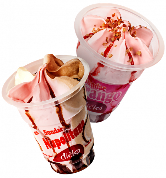 SORVETE DIELO COPO SUNDAE