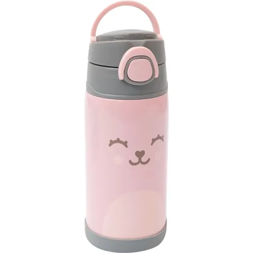 GARRA BUBA URSO 400ML TERM ROSA