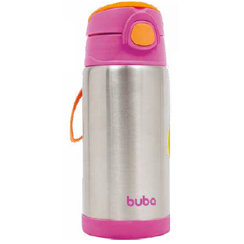 GARRAFA TERMICA BUBA 400ML ROSA R/11384
