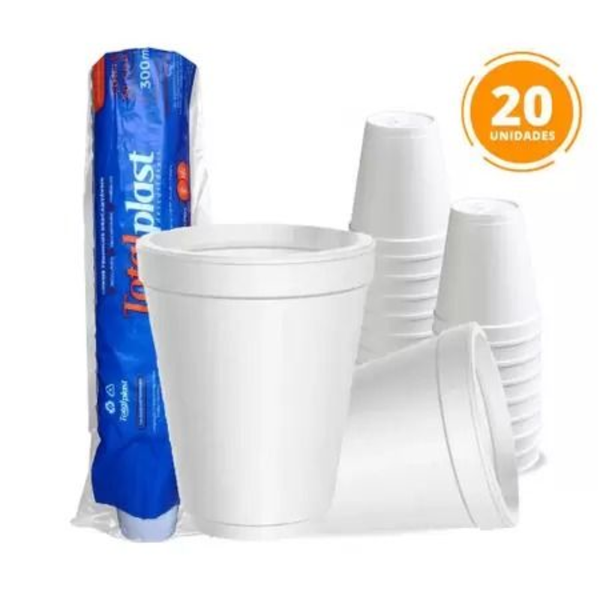 COPO TERMICO 180ML TOTALPLAST C/20