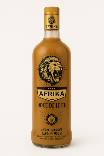 LICOR FREE AFRIKA 900ML DOCE DE LEITE
