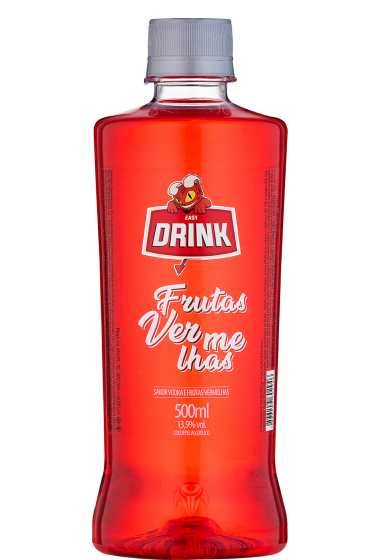 COQUETEL EASY DRINK FRUTAS VERM 500ML