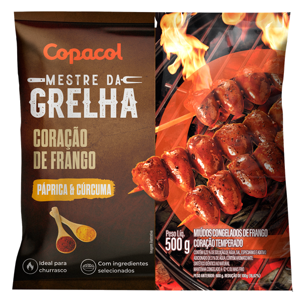 CA CORACAO FRANGO 500G COPACOL TEMP