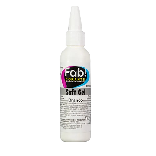 CORANTE FAB SOFTGEL BRANCO 25G