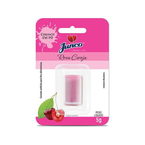 CORANTE EM PO JUNCO 5GR ROSA BLISTER