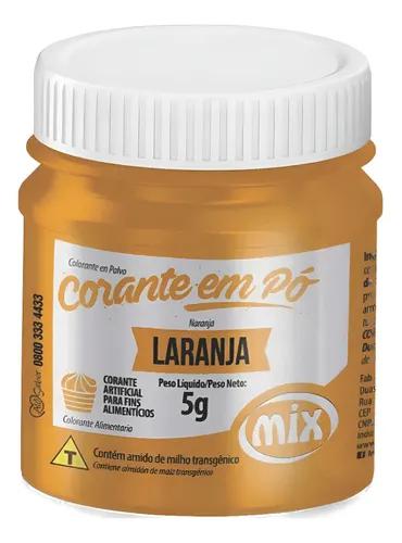 CORANTE EM PO LARANJA MIX 5G DUAS RODAS