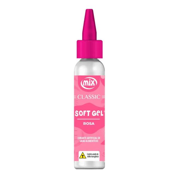 SOFTGEL MIX CLASSIC CORANTE ROSA 25G