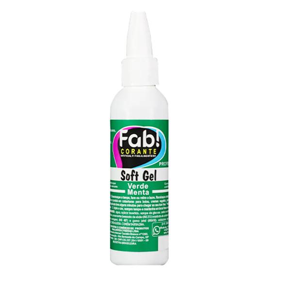 FAB CORANTE SOFTGEL 25G VERDE MENTA