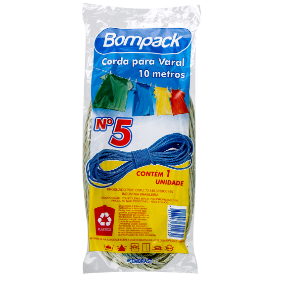 CORDA VARAL N 05 BOMPACK 10M