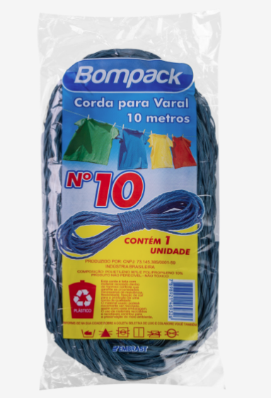 CORDA P VARAL BOMPACK N10 10METROS
