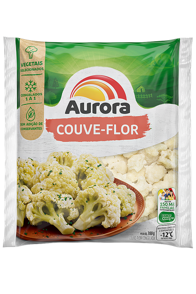 COUVE-FLOR AURORA CONGELADA 300G