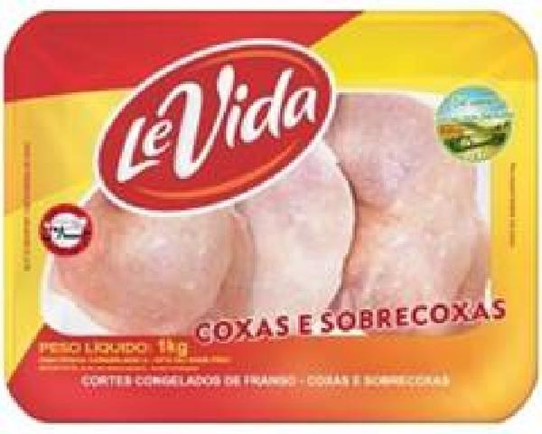 COXAS E SOBRECOXAS DE FRANGO LE VIDA 1KG