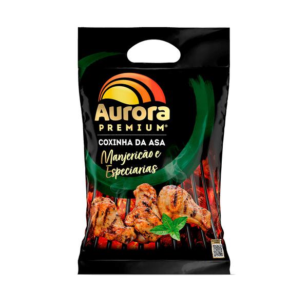 COXINHA DA ASA AURORA PREMIUM 800G MANJERICAO