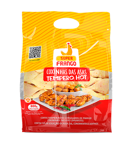 COXINHA ASA SUPER FRANGO 800G TEMPE