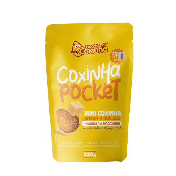 COXINHA MINI POUCH 220G 4 QUEIJOS