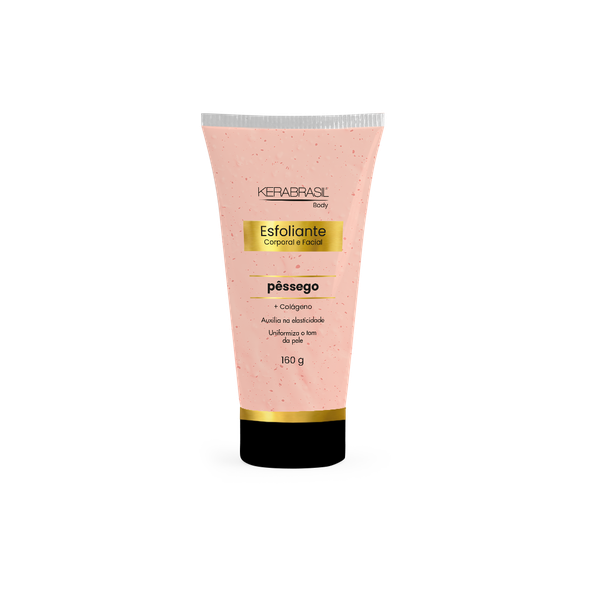 Esfoliante Corp Fac Kerabrasil 160G Pessego