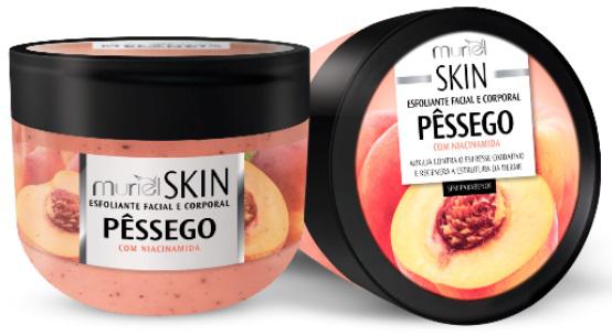 ESFOLIANTE MURIEL FACIAL E CORPORAL PESSEGO COM NIACINAMIDA 250G