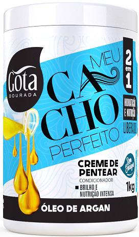 CR PENT CACHOS GOTA DOURADA 1KG OLEO ARGAN