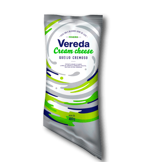 BISNAG QJ CREM VEREDA CREAN CHEESE 400G