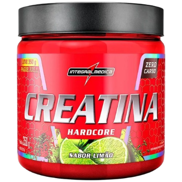 CREATINA HARDCORE INTEGRALMÉDICA 350G - LIMÃO