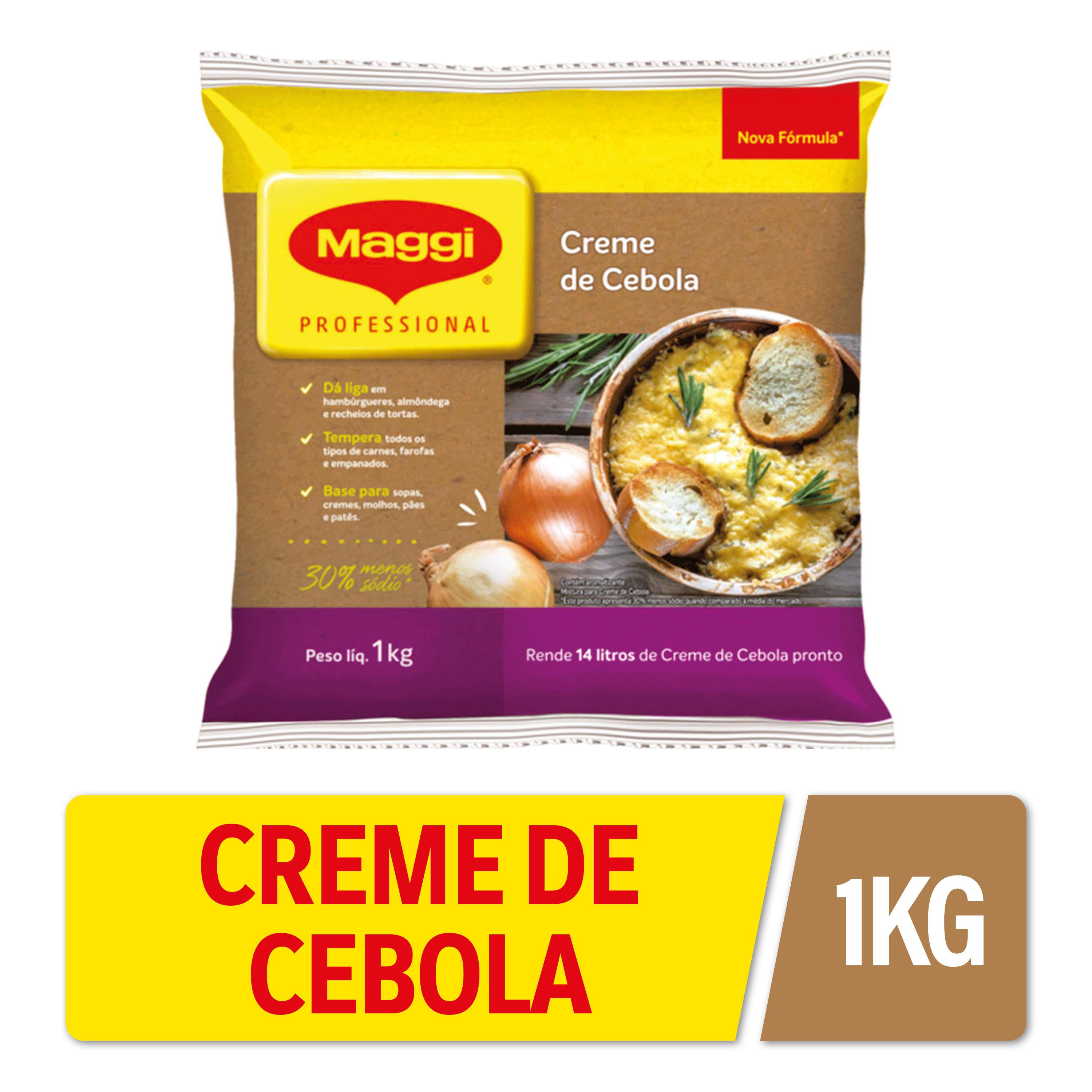 CREME DE CEBOLA MAGGI  PRODUCAO