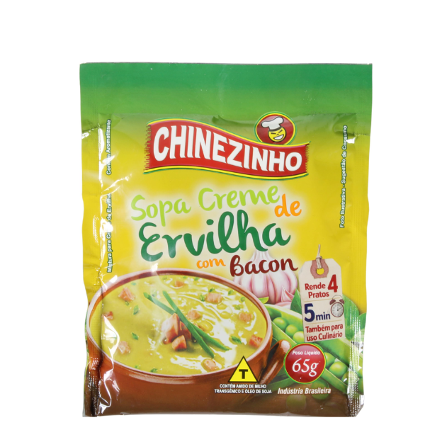 CREME DE ERVILHA C/BACON 65G CHINEZINHO