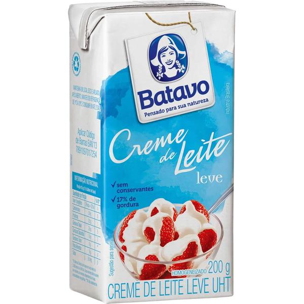 CREME UHT 10% GORD BATAVO 200G TEU
