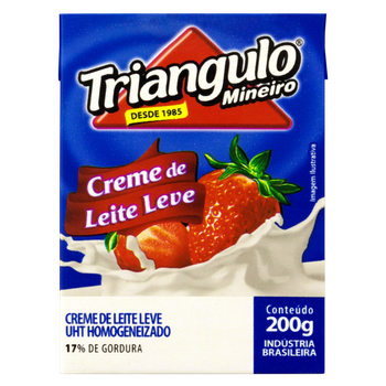 CREME DE LEITE TRIANGULO LEVE TP 200G