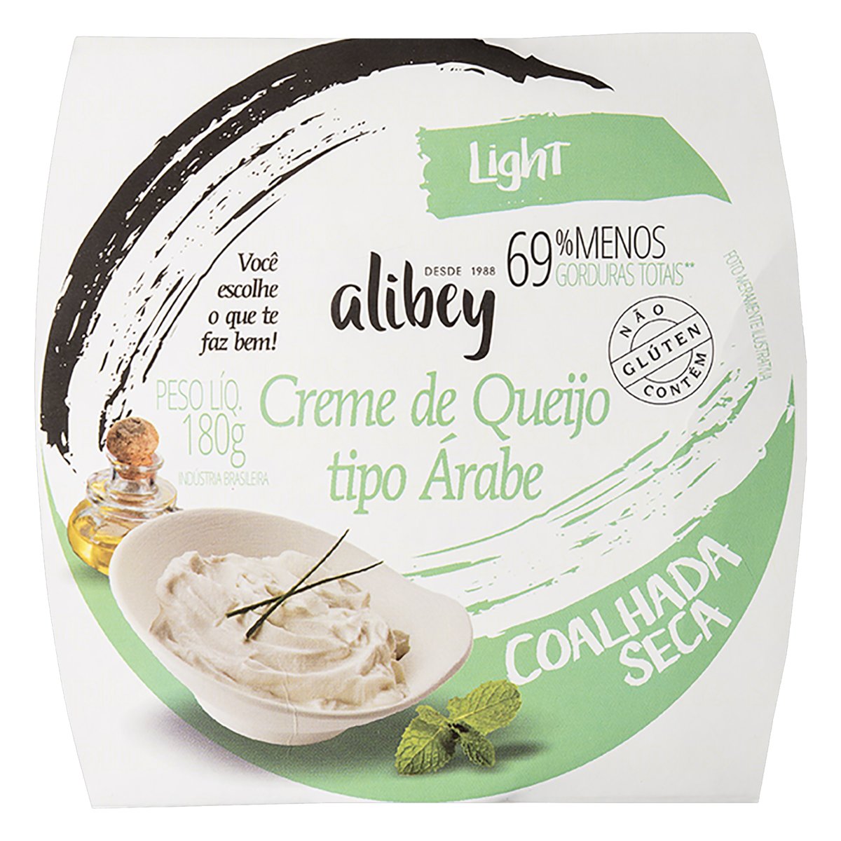 CR QUEIJO ALIBEY LIGTH TIPO ARABE 180GR