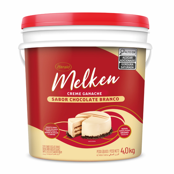 (MP)CREME GANACHE MEL.BRANCO 4KG.