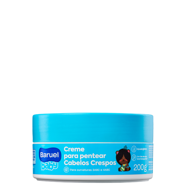 CREME PARA PENTEAR BARUEL BABY CABELOS CRESPOS 200G