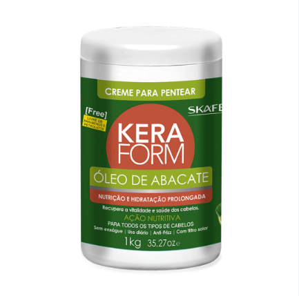CREME PARA PENT. KERAFORM 1KG ABACATE