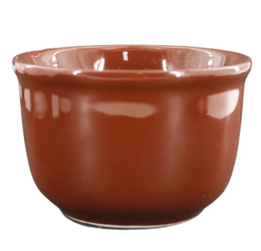 CUMBUCA CERAMICA MARROM M 300ML