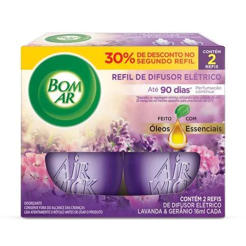 DIFUSOR ELET BOM AR PROMO 2UN LIRIO ALGO