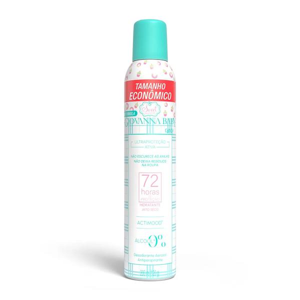 DESODORANTE AEROSSOL GIOVANNA BABY 72HRS CANDY 200ML