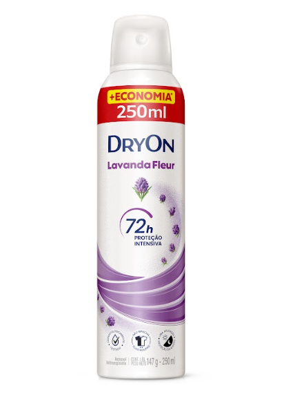 DESODORANTE AERO 72H DRY ON FRASCO 250ml LAVANDA FLEUR