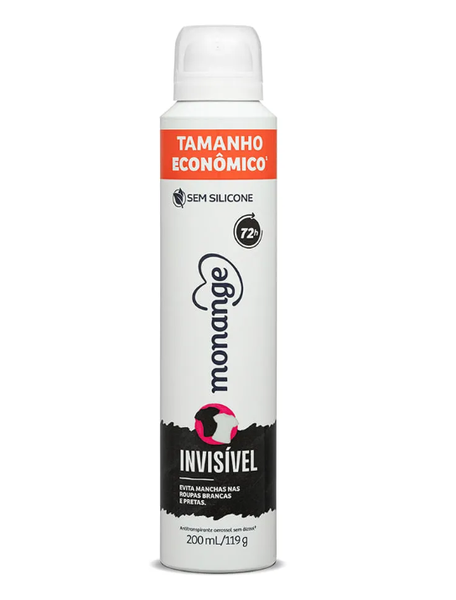 DESOD AEROSOL MONANGE 200ML INVISIBLE