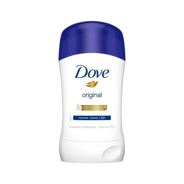 DESODORANTE CREME DOVE 45G STICK FEM ORIGINAL un