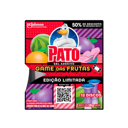 GEL ADESIVO PATO REFIL 38G GAME DAS FRUTAS
