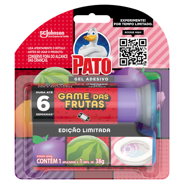 GEL ADESIVO PATO APLI/REF 38G GAME DAS FRUTAS