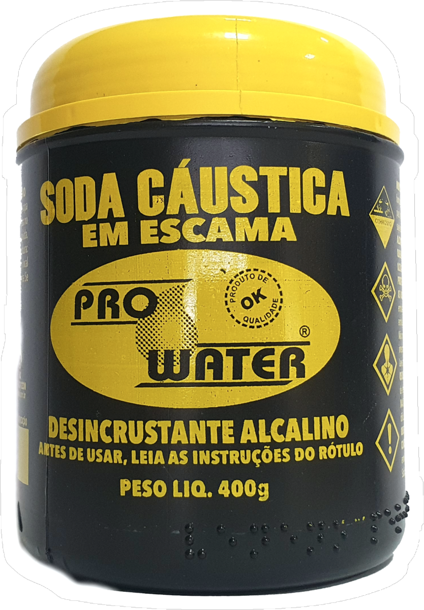 SODA CAUSTICA EM ESCAMA PRO WATER 400G