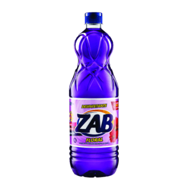 DESINFETANTE ZAB FLORAL 1LT