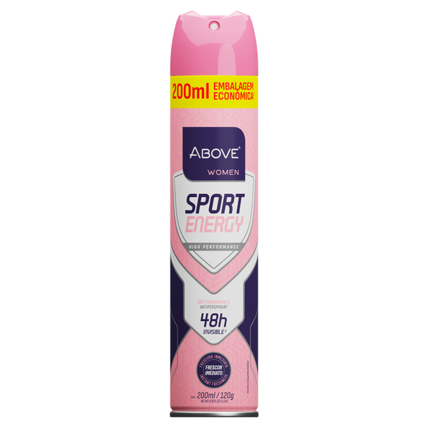 DESODORANTE ABOVE 200ML SPORT ENERGY WOMEN