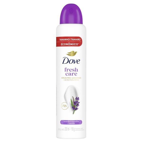 DESODORANTE DOVE 200ML LAVANDA E BAUNILH