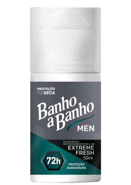 Desodorante Rollon Masc Extreme Fresh Banho a Banho 50ml