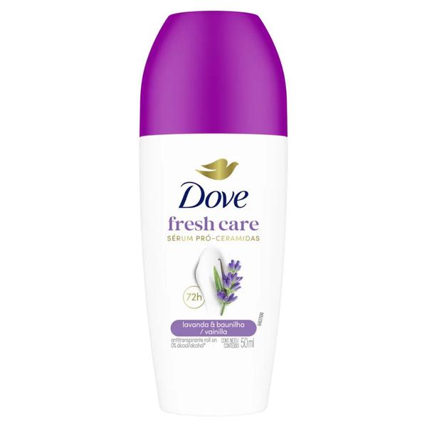 Desod.Dove Roll-On  50ml Feminino Lav e Baun