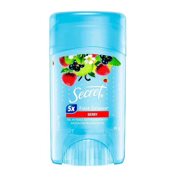 DESOD.STICK GEL SECRET 45G INVISIBLE BERRY