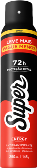 DESODORANTE SUPER ENERGY CIMED 250ML